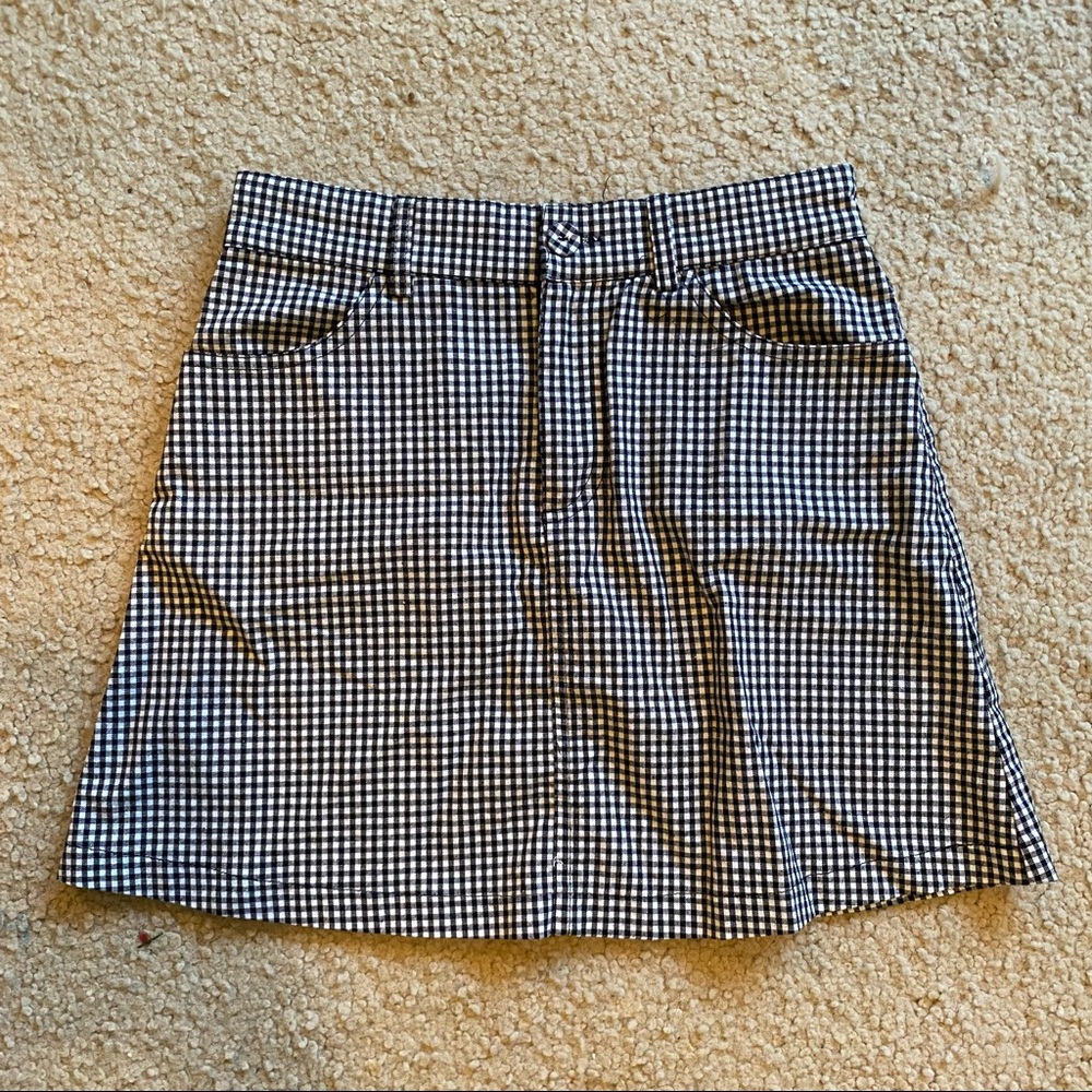 never worn Brandy Melville Juliette checkered skirt